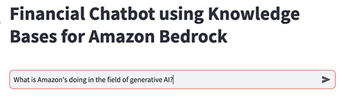 Cree una aplicación de chatbot contextual utilizando bases de conocimiento para Amazon Bedrock | Amazon Web Services PlatoBlockchain Inteligencia de datos. Búsqueda vertical. Ai.