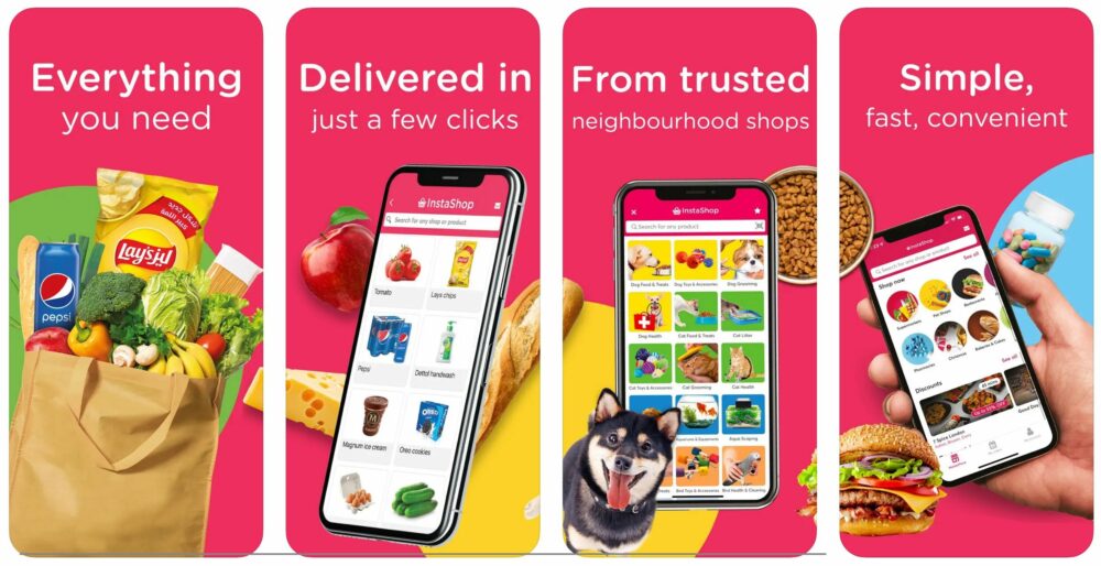 InstaShop과 같은 온라인 쇼핑 및 배달 앱을 개발하는 데 드는 비용