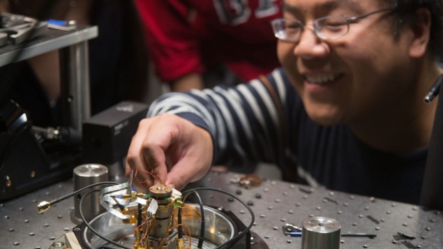Алмазне центрування робить можливим магнітометрію високого тиску надпровідників – Physics World