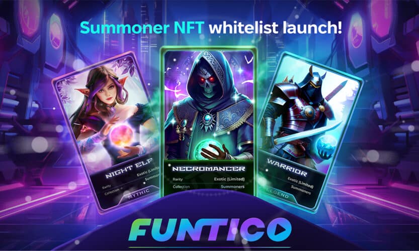 Funtico lanceert exclusieve witte lijst voor Summoners NFT-uitverkoop
