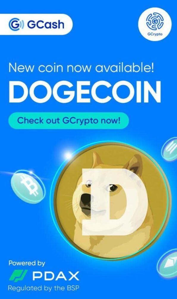 GCrypto Dogecoin را اضافه می کند، اکنون از 31 Crypto | BitPinas