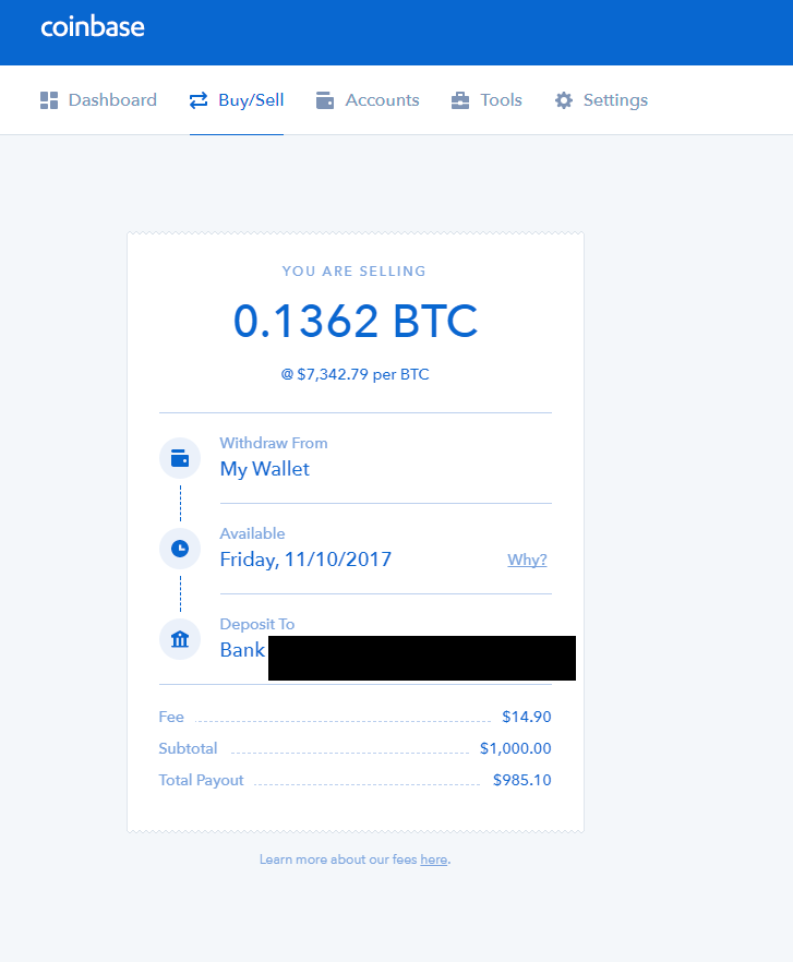 Coinbase uitbetaling