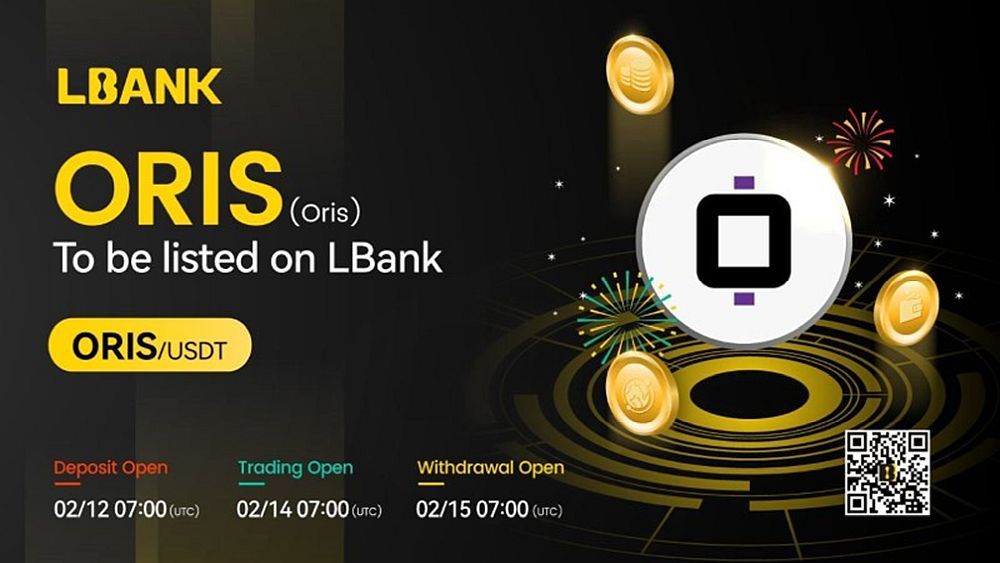 LBank Exchange จะเข้าจดทะเบียน ORIS (Oris) ในวันที่ 14 กุมภาพันธ์ พ.ศ. 2024