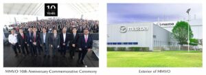 "MMVO," Mazdas produksjonsbase i Mexico markerer sitt 10-årsjubileum