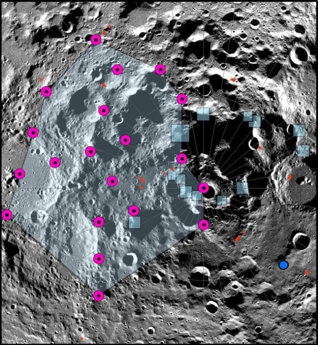 Лунотрясения и оползни делают южный полюс Луны нестабильным