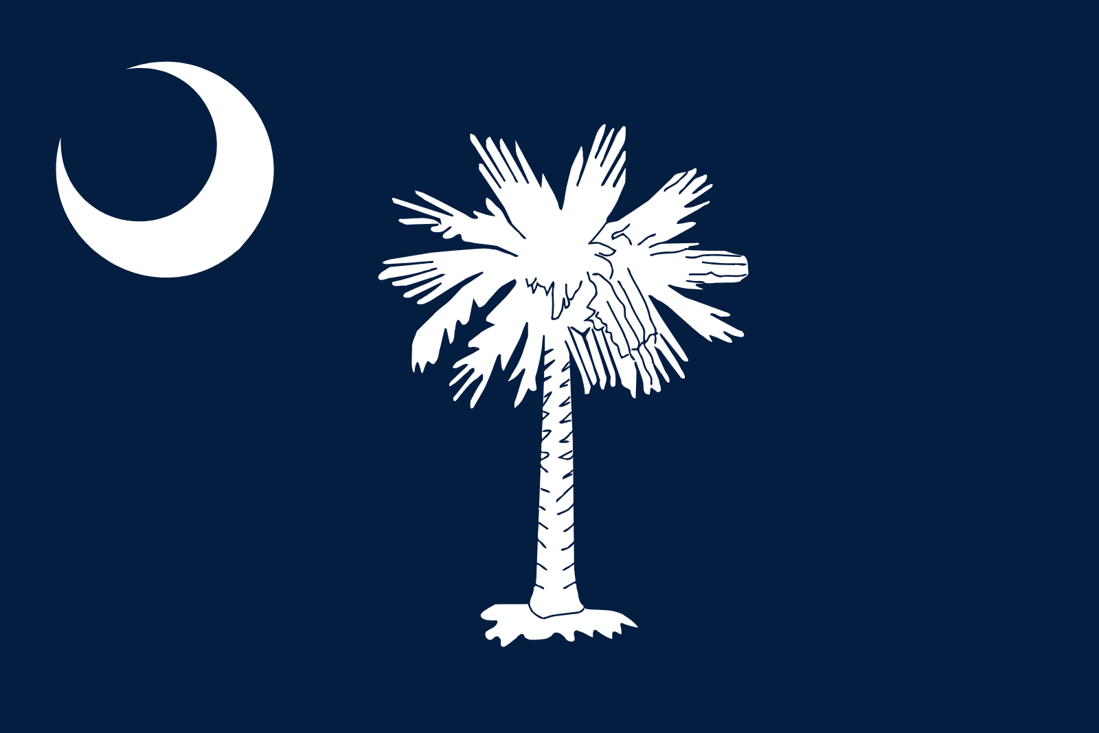 Etelä-Carolina | Yhdysvaltain osavaltioiden liput