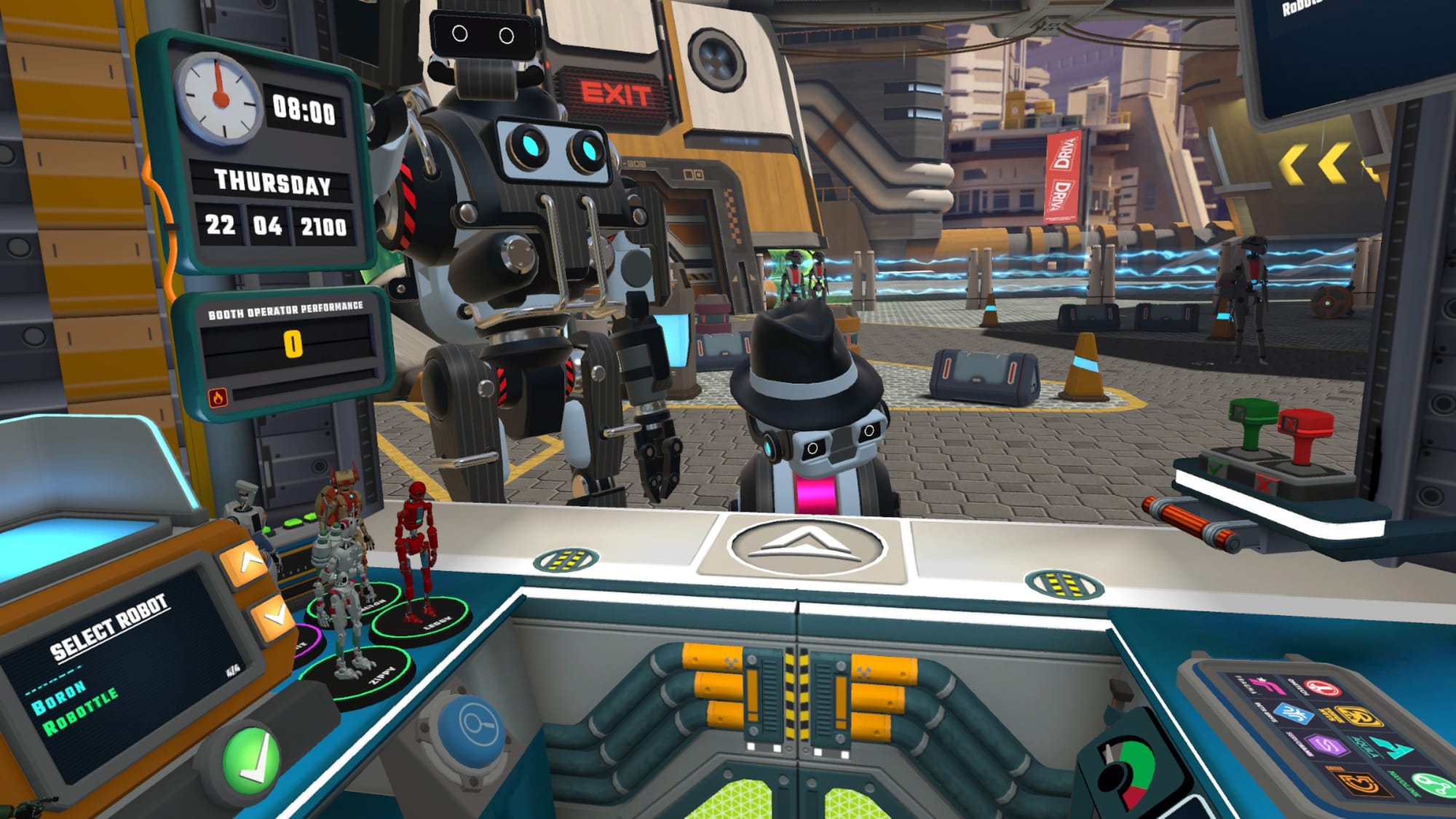 Border Bots VR - Captura de pantalla de PSVR 2