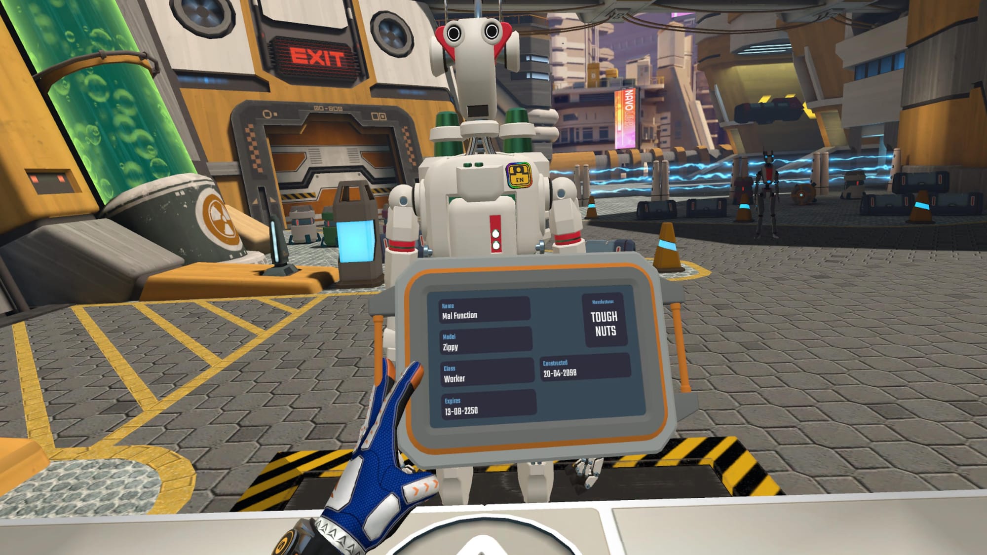 Captura de tela do Border Bots VR - PSVR 2