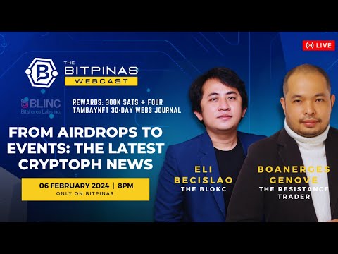 Az Airdropstól az eseményekig: a legfrissebb CryptoPH-hírek – BitPinas Webcast 38