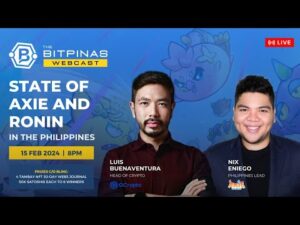 L'état d'Axie Infinity et de Ronin aux Philippines | Webdiffusion 39 | BitPinas