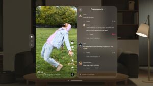 TikTok is the First Big Social Media Platform to Launch a Native Vision Pro App