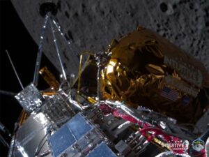 Amerykańska misja Odyseusz staje się pierwszym prywatnym statkiem, który pomyślnie wylądował na Księżycu – Physics World
