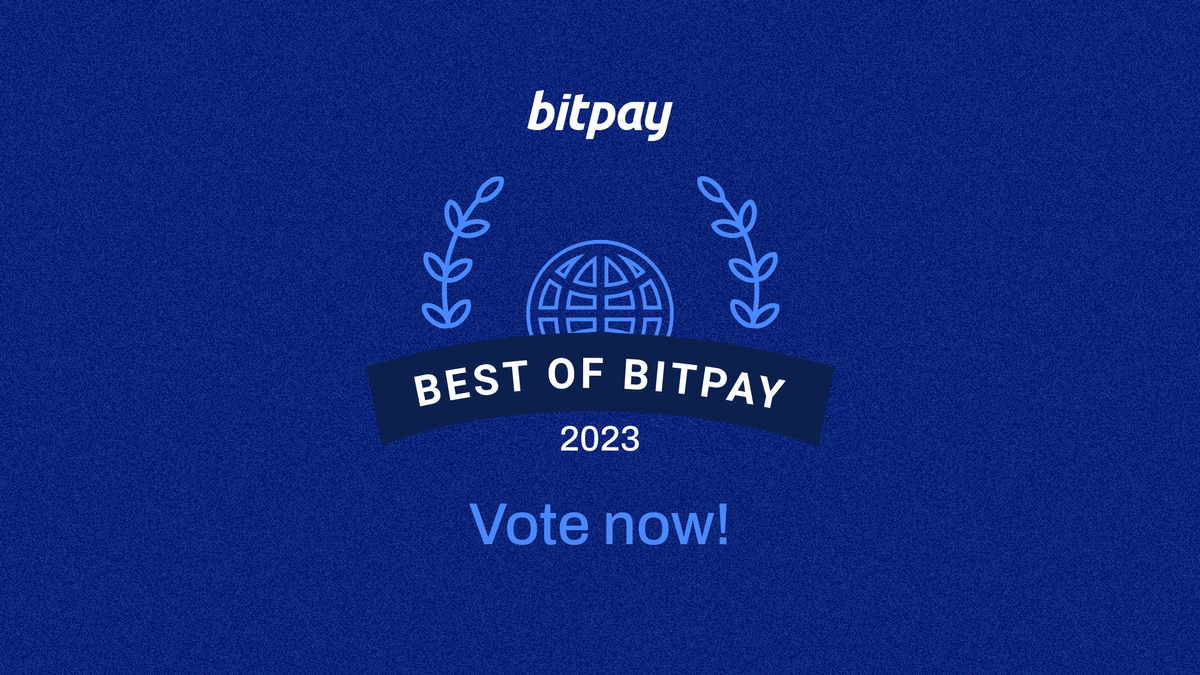 Sono aperte le votazioni per Best of BitPay: vota per i tuoi commercianti BitPay preferiti!