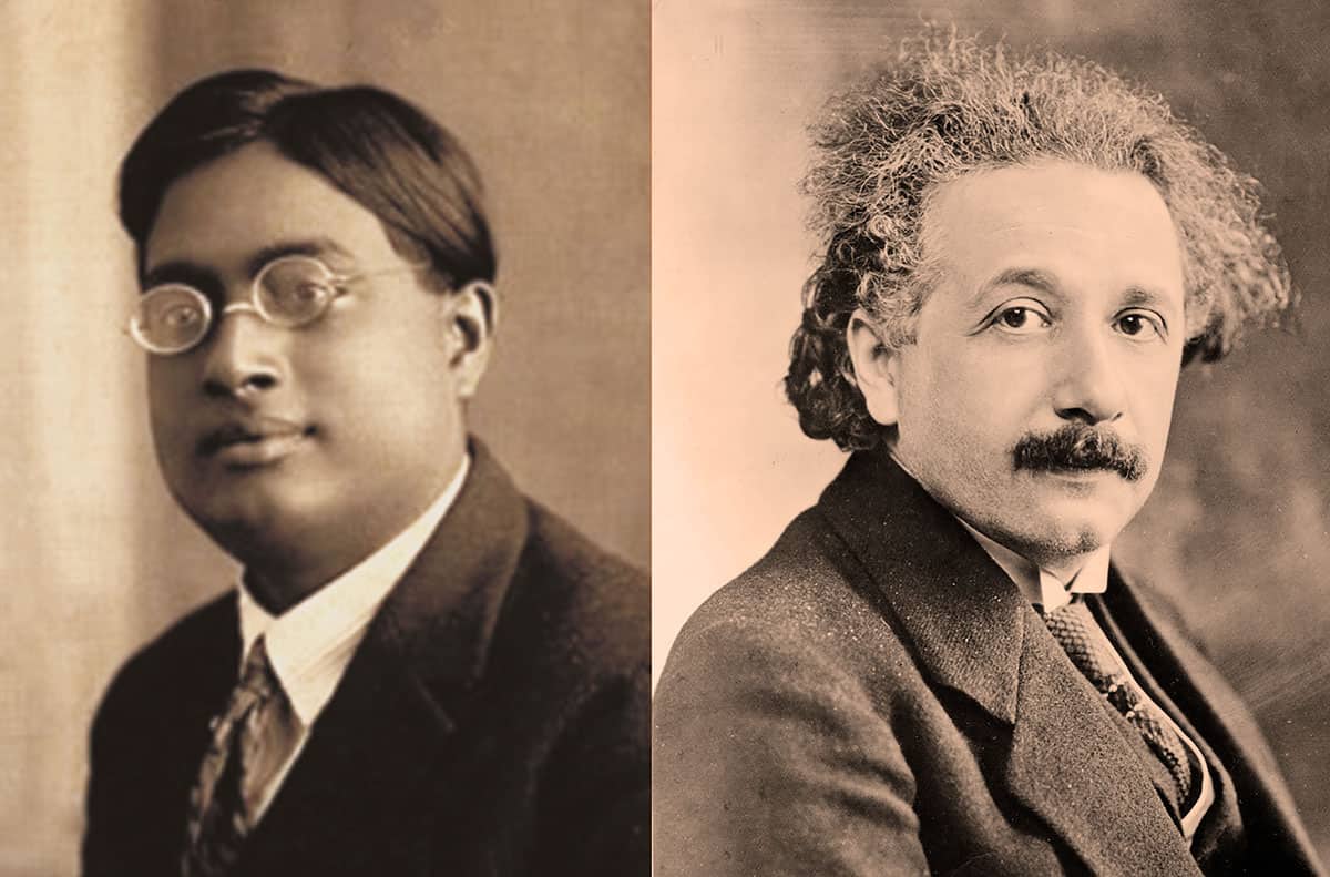 Satyendra Nath Bose und Albert Einstein