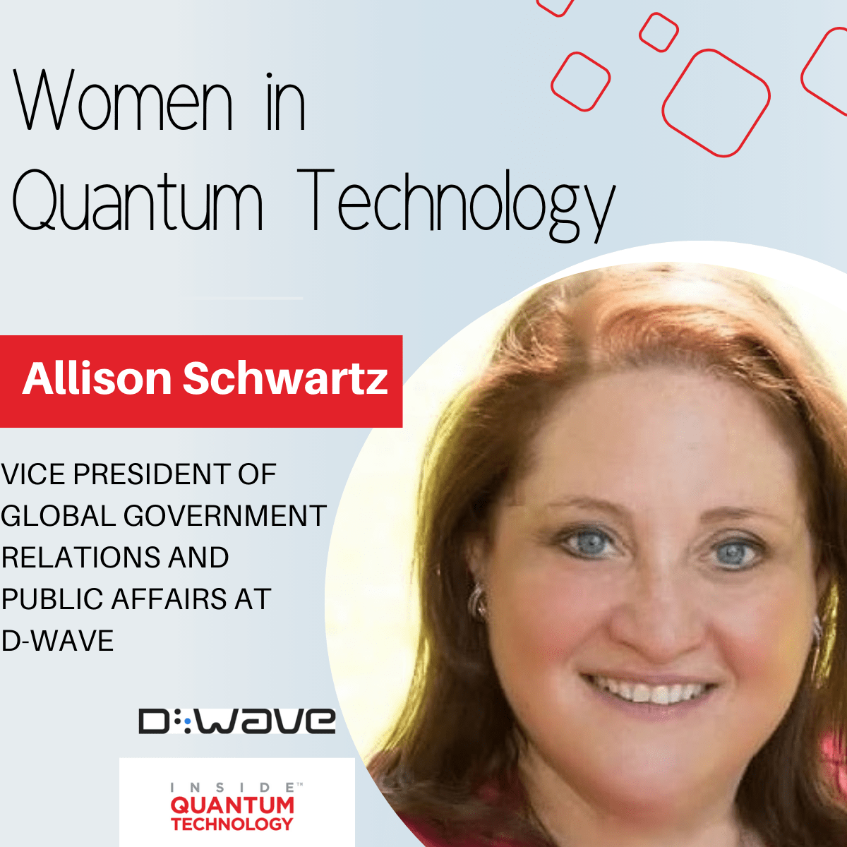 نساء تكنولوجيا الكم: أليسون شوارتز من D-Wave - داخل تكنولوجيا الكم