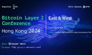 Verdens første Bitcoin Layer 2-konferanse for å forene øst og vest i Hong Kong, april 2024