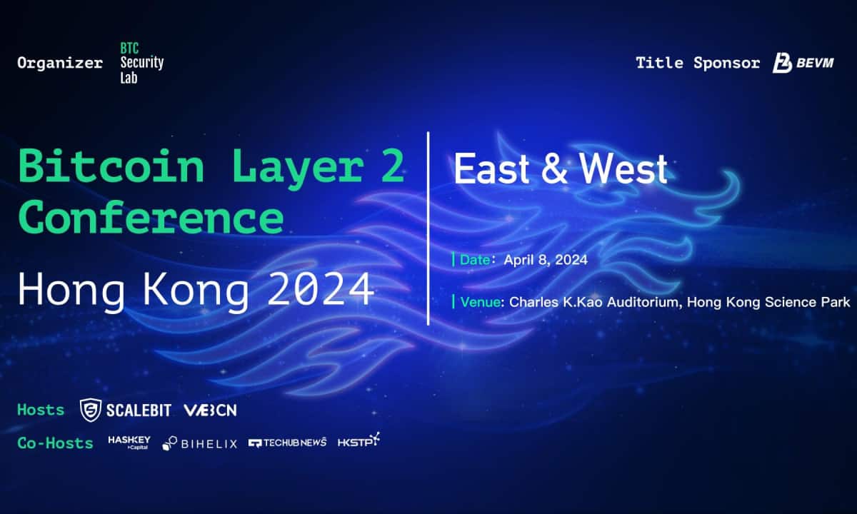 A világ első Bitcoin Layer 2 konferenciája a Kelet és Nyugat egyesítésére Hongkongban, 2024 áprilisában a PlatoBlockchain Data Intelligence. Függőleges keresés. Ai.
