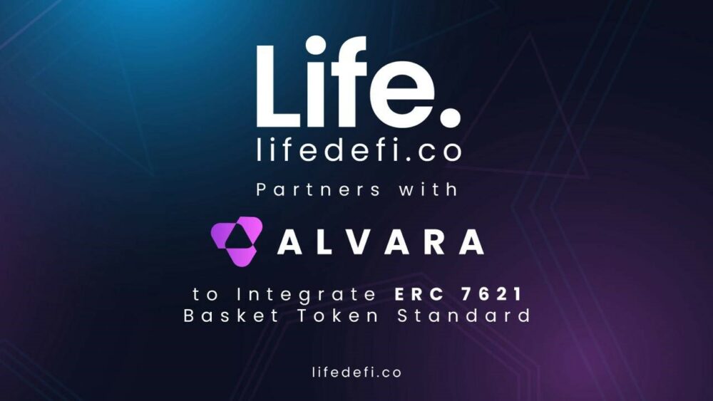 A Life DeFi együttműködik az Alvara protokollal az ERC 7621 Basket Token szabványos blokklánc PlatoBlockchain adatintelligencia integrálására. Függőleges keresés. Ai.