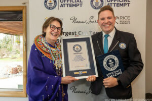 703-Carat L'Heure Bleu Tanzanite Carving Sets New GUINNESS WORLD RECORDS(TM) Title as World's Largest Cut Tanzanite