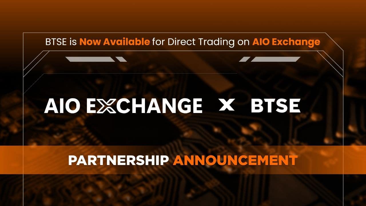 AIO Exchange Forges Strategic Partnership With BTSE spirit PlatoBlockchain Data Intelligence. Vertical Search. Ai.