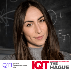 أليساندرا ماتيس، أخصائية تطوير الأعمال في شركة QTI srl هي المتحدثة في برنامج IQT لاهاي لعام 2024 - داخل تكنولوجيا الكم