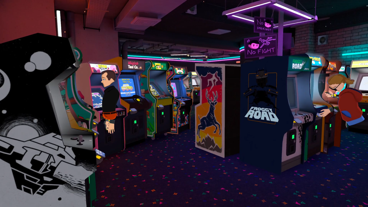 Arcade Legend Indie Update tar Pico-8 Retro Cabinets in i VR