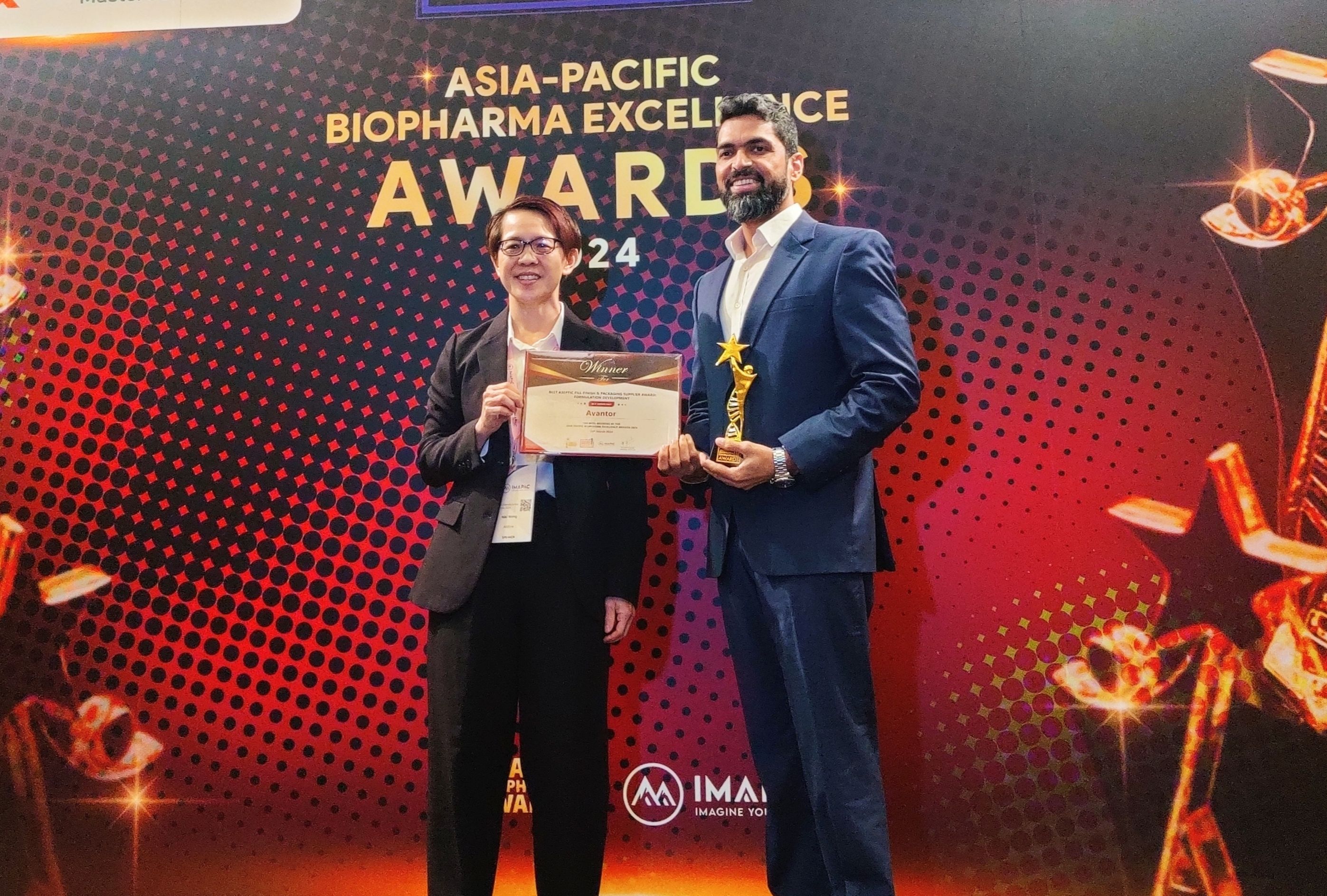 Avantor vinner fem prestisjetunge priser på Asia-Pacific Biopharma Excellence Awards 2024 PlatoBlockchain Data Intelligence. Vertikalt søk. Ai.