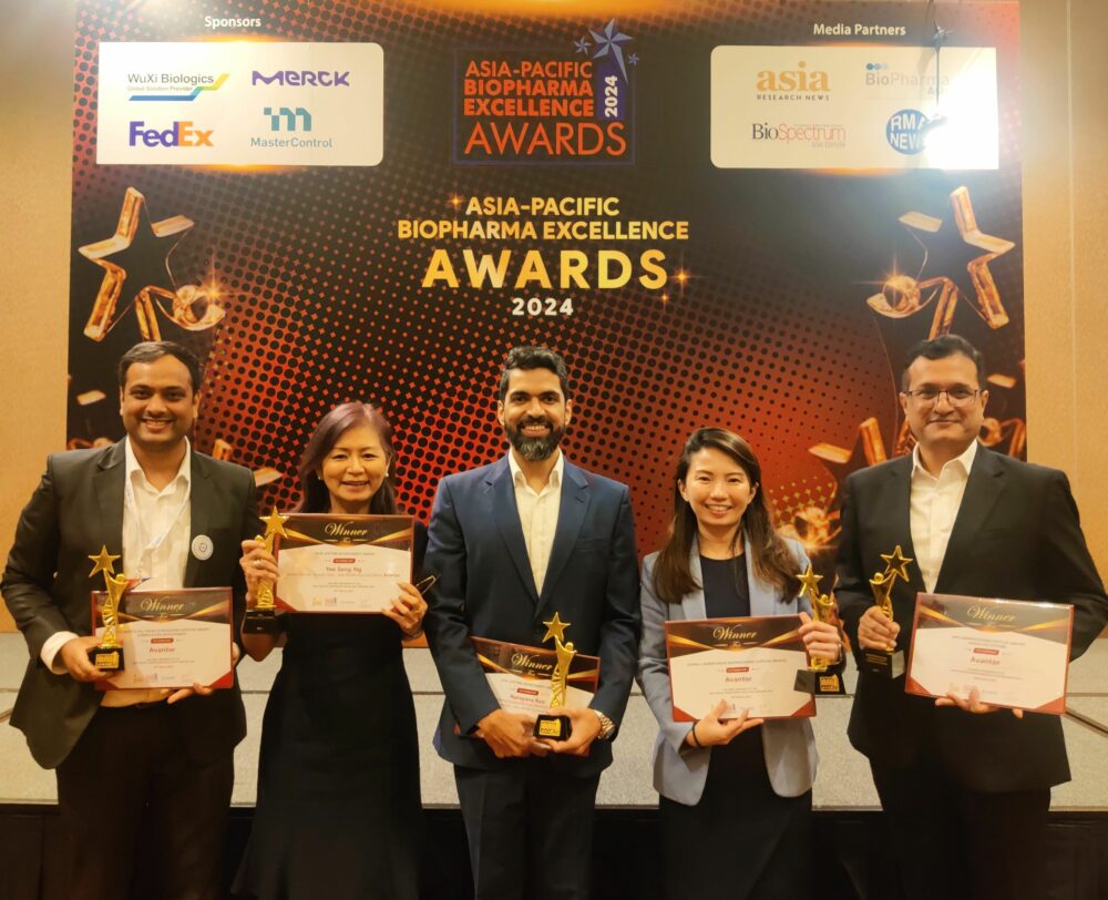 Η Avantor κερδίζει πέντε βραβεία κύρους στα Asia-Pacific Biopharma Excellence Awards 2024