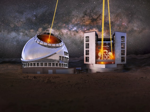 하늘을 위한 전투: 미국은 GMT와 TMT 망원경이 자금 조달을 위해 경쟁해야 한다고 주장합니다.