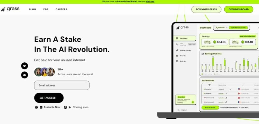 Grass Airdrop útmutató: Keressen fel nem használt sávszélesség eladásával | BitPinas