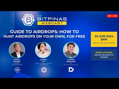 מדריך ל-Airdrops - איך לעשות ציד Airdrop בחינם | BitPinas