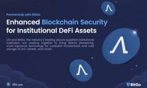 Lif3 faz parceria com BitGo para aprimorar segurança Blockchain para ativos DeFi institucionais