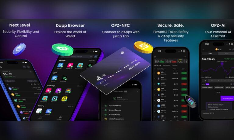 OPZ lansează portofelul alimentat de AI pe iOS/Android și strânge peste 200 USD în câteva ore