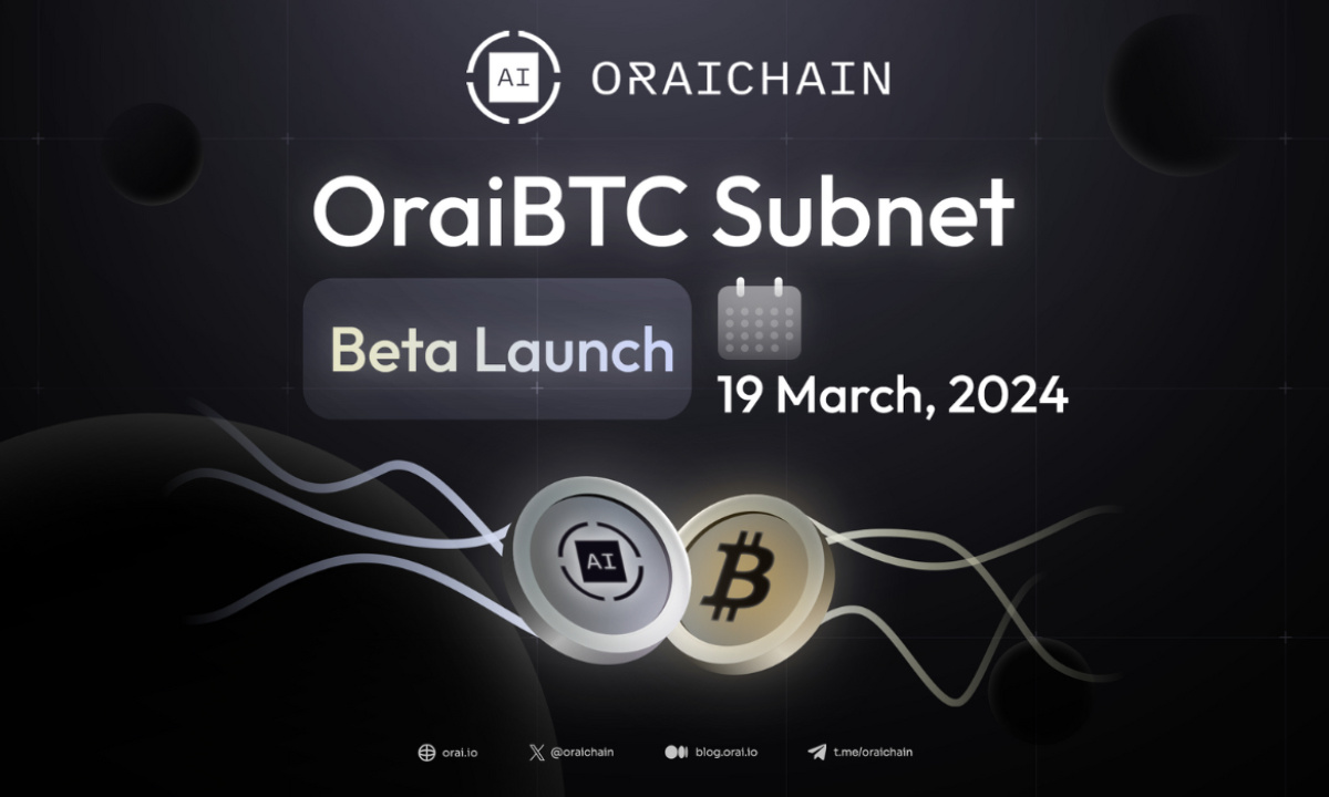 Oraichain Announces Beta Launch of OraiBTC Subnet, Enabling Seamless Bitcoin Integration into Ecosystem PlatoBlockchain Data Intelligence. Vertical Search. Ai.