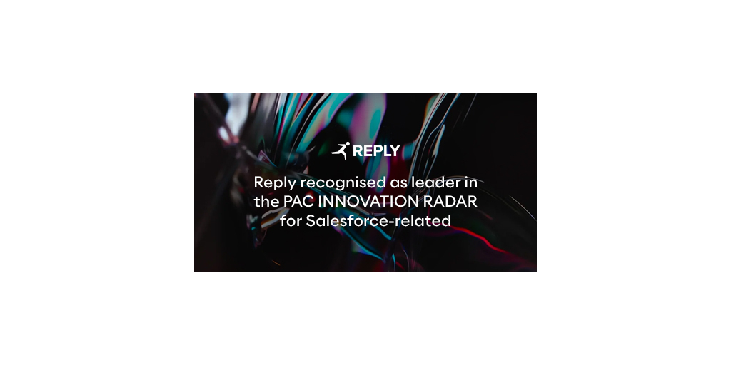 Reply galardonada una vez más como la «Mejor de su clase» en el PAC Innovation RADAR sobre servicios relacionados con Salesforce en Europa UN PlatoBlockchain Data Intelligence. Vertical Search. Ai.