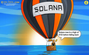 A moeda Solana é negociada em torno do nível de US$ 150