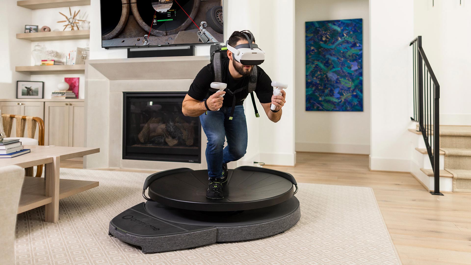 Le tapis roulant Virtuix Omni One VR prend en charge certains grands jeux VR PlatoBlockchain Data Intelligence. Recherche verticale. Aï.
