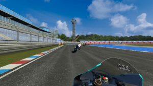 Práctica de VRIDER: prometedoras carreras de superbikes en realidad virtual