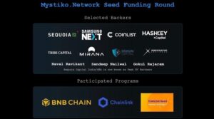 Camada base Web3 - Mystiko.Network concluiu uma rodada de financiamento inicial de 18 milhões de dólares
