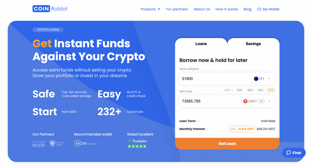 crypto lening platform