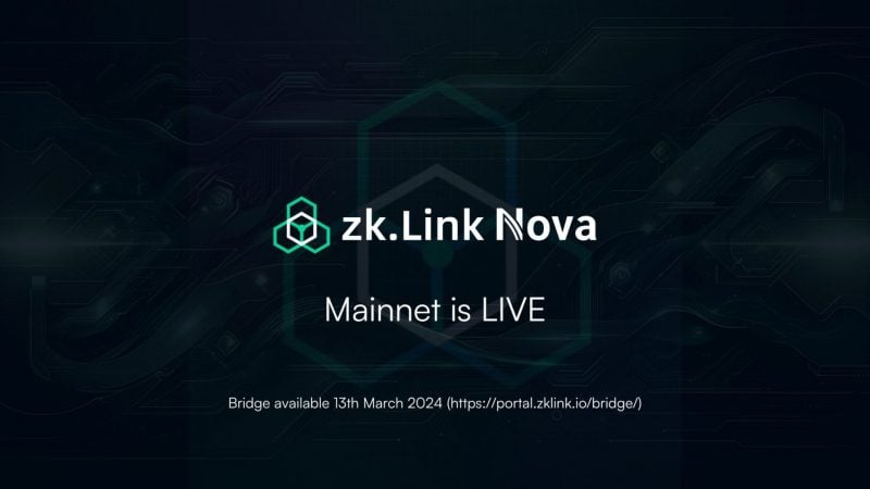 Das auf zkSync basierende aggregierte Layer-3-Rollup von zkLink Nova geht im Ethereum-Mainnet live