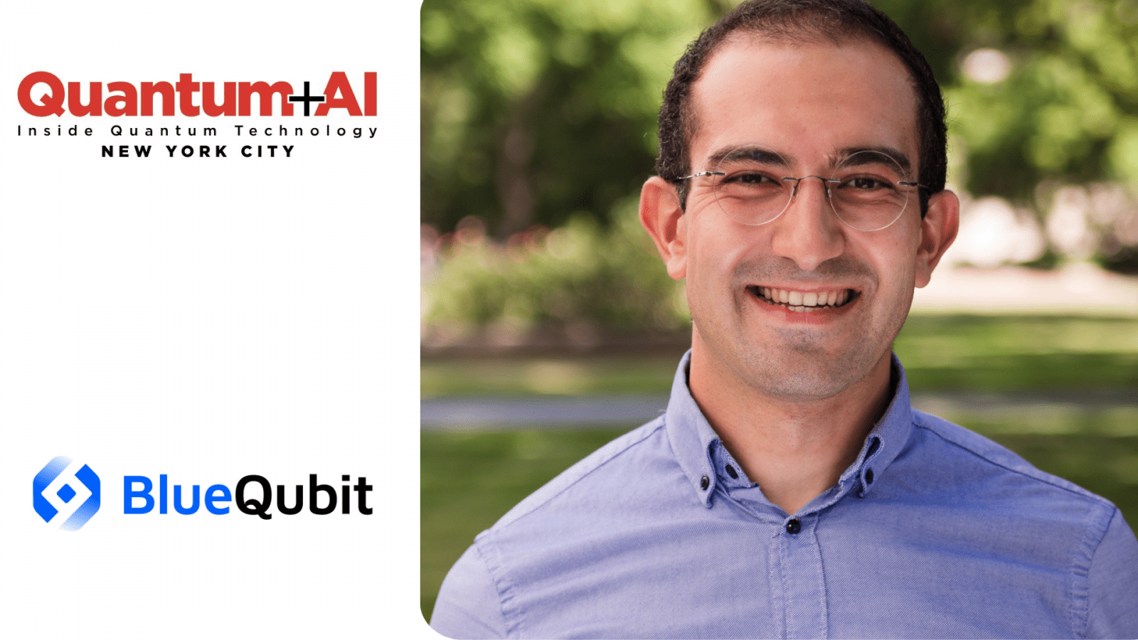 Hrant Gharibyan, CEO og medstifter af BlueQubit er en 2024-taler for IQT Quantum plus AI-konferencen i New York