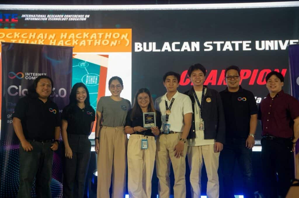 Photo for the Article - Bulacan State University Students Win Top Prize at iTHINK Hackathon 2024