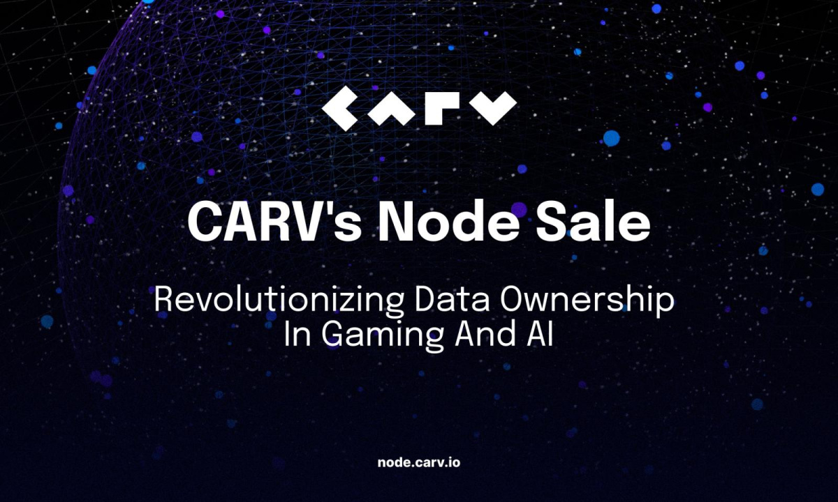 CARV Announces Decentralized Node Sale to Revolutionize Data Ownership in Gaming and AI - Crypto-News.net pioneer PlatoBlockchain Data Intelligence. Vertical Search. Ai.
