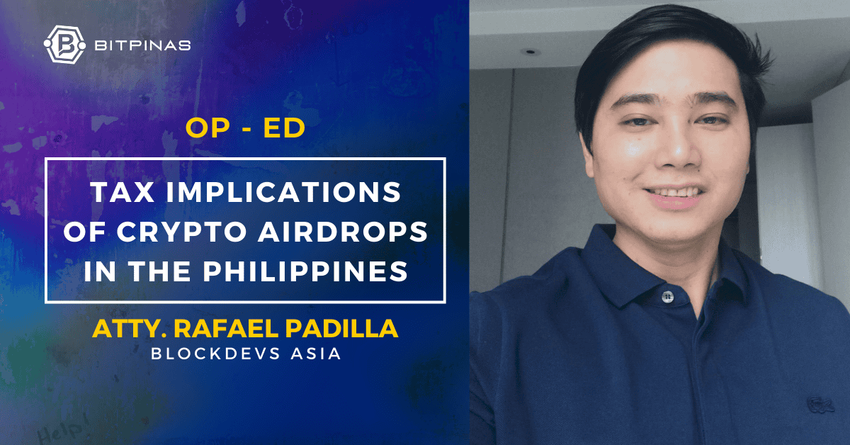 Crypto Tax Airdrops - Tax Implications of Airdrops in PH glass PlatoBlockchain Data Intelligence. Vertical Search. Ai.