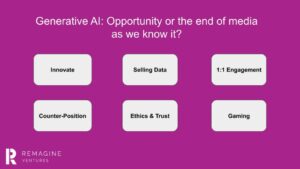 生成型 AI: 私たちが知っているメディアの機会か、それとも終わりか? - VCカフェ
