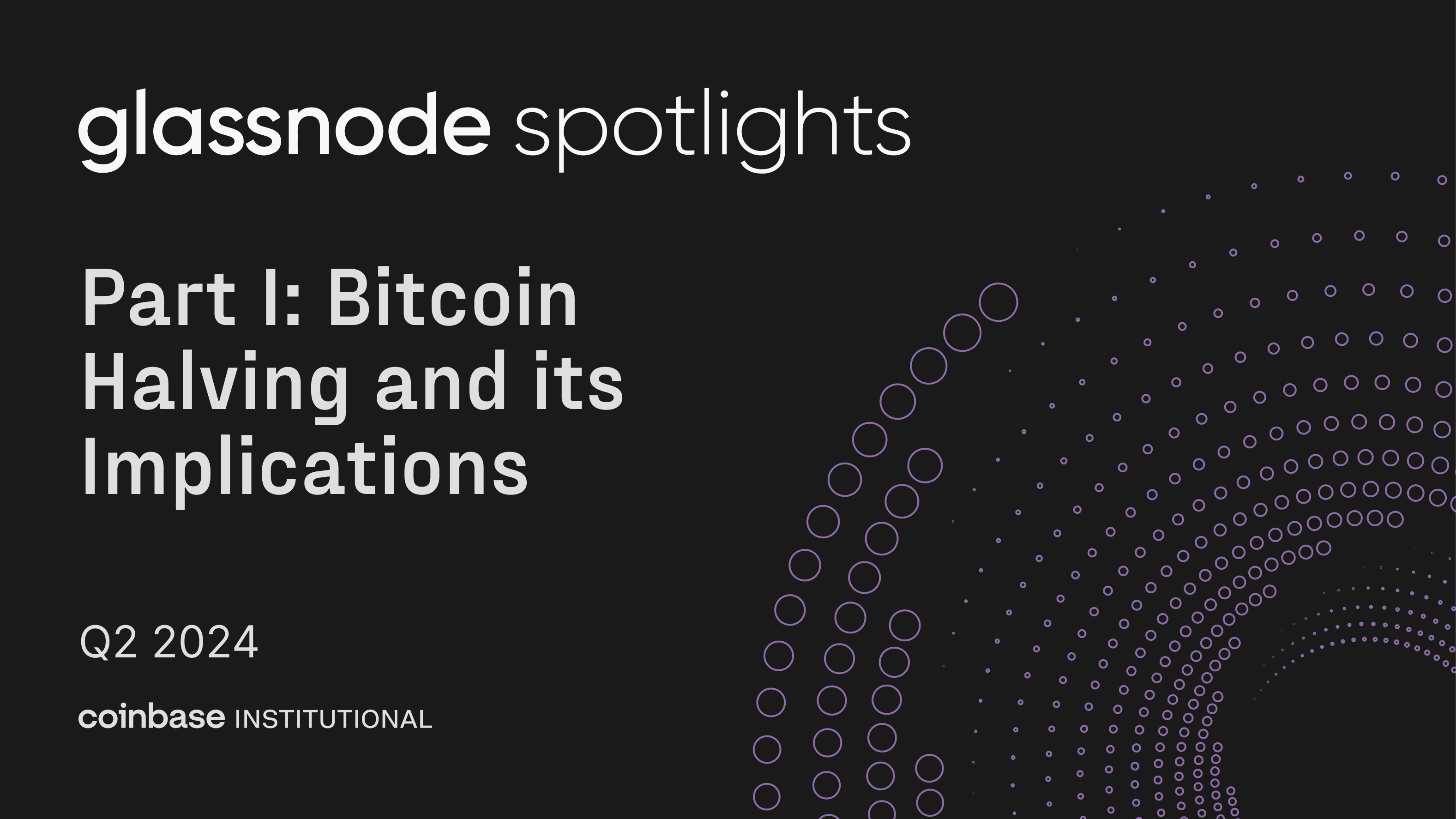 Glassnode-Spotlights: Bitcoin-Halbierung und ihre Auswirkungen