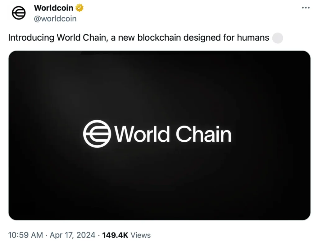 worldcoin-cadeia mundial