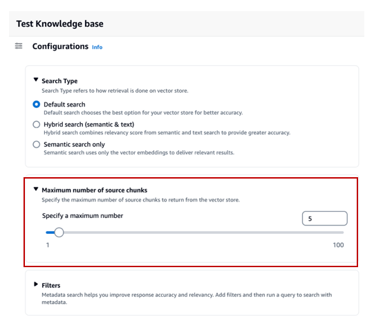 Knowledge Bases for Amazon Bedrock now supports custom prompts for the RetrieveAndGenerate API and configuration of the maximum number of retrieved results | Amazon Web Services discuss PlatoBlockchain Data Intelligence. Vertical Search. Ai.