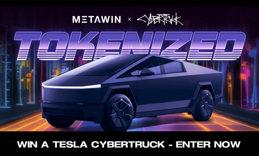 MetaWin Announces Innovative TOKENIZED Tesla Cybertruck Contest on Ethereum’s Base Layer 2 Blockchain Ethereum's PlatoBlockchain Data Intelligence. Vertical Search. Ai.